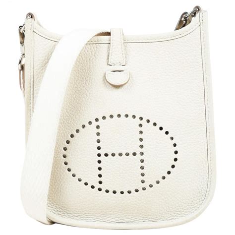 hermes evelyne off white|Hermes evelyne h logo.